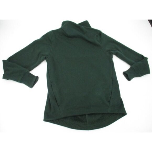 Athleta Womens Sweater XS Twist Neck Sweatshirt Ladies Hunter Green Activewear - Picture 1 of 16